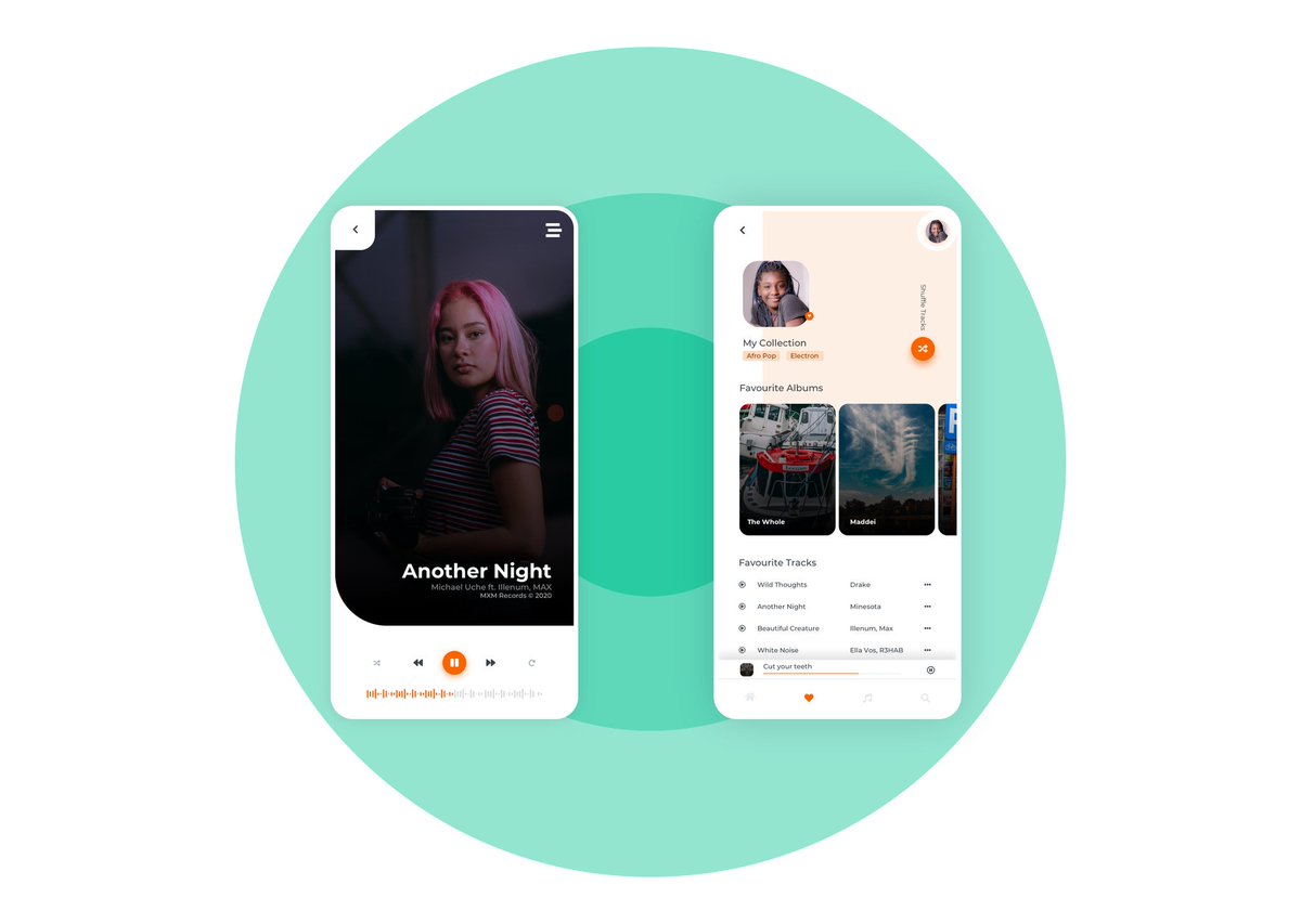 madsuite's tweet photo. Hey, everyone! We are working on the design for a music streaming service. The app will help users find all music from their favorite artists. What do you think about the design? Thanks for your likes and comments!

#SundayThoughts #BBNaija19 # https://t.co/dYW69bqMuK