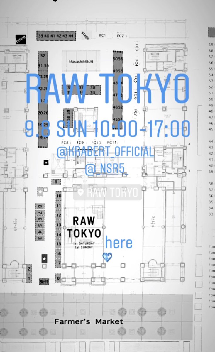Krabert_krabert's tweet photo. RAW TOKYO
9.8 sun 10:00-17:00
#rawtokyo
#krabert https://t.co/KwZEYrA8tO