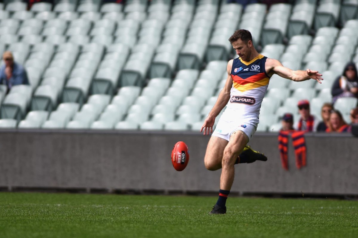 Adelaide_FC's tweet photo. McAdam slots a late goal and extends our lead to 55-points. At half-time, we lead 11.5 (71) to Norwood’s 2.4 (16) #SANFL #weflyasone https://t.co/5qQH6kFFqk
