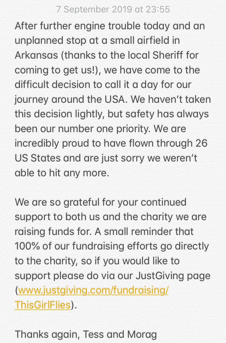 DrTessMP's tweet photo. *** ANNOUNCEMENT ***

#ThisGirlFlies https://t.co/ynnUwzn92P