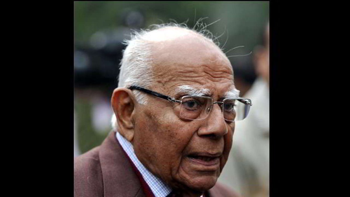 Tanwar_Indian's tweet photo. Extremely saddened at the passing away of Prominent lawyer &amp; Former Union Minister #Ramjethmalani who has changed the discourse of criminal law in Independent India. 
कुशल व्यवहार के धनी देश के सुप्रसिद्ध वकील एंव राजनीतिज्ञ राम जेठमलानी के निधन पर भावभीनी श्रद्धांजलि। https://t.co/IJjTYj0k3X