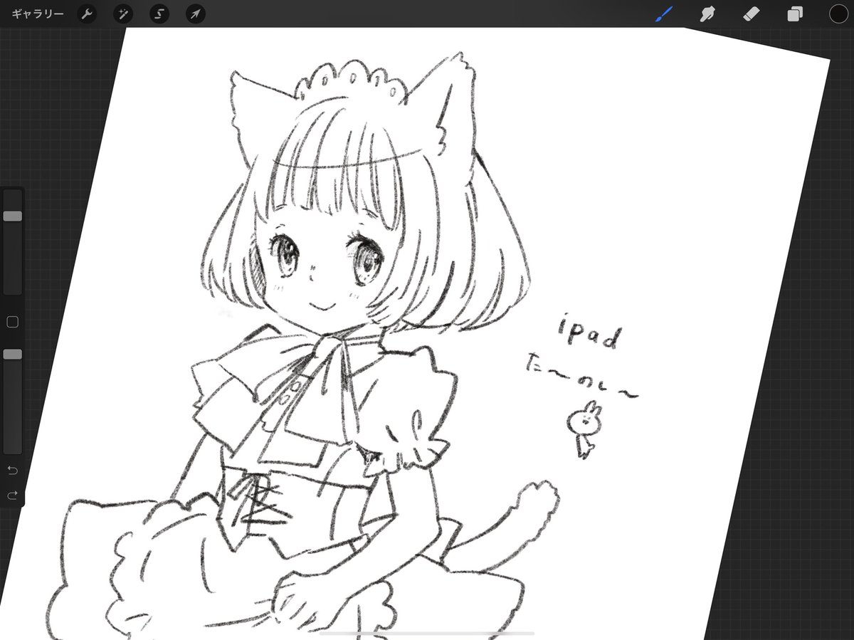 iPadたのしー
結局我慢できずに開けて懐かしい絵描いた 