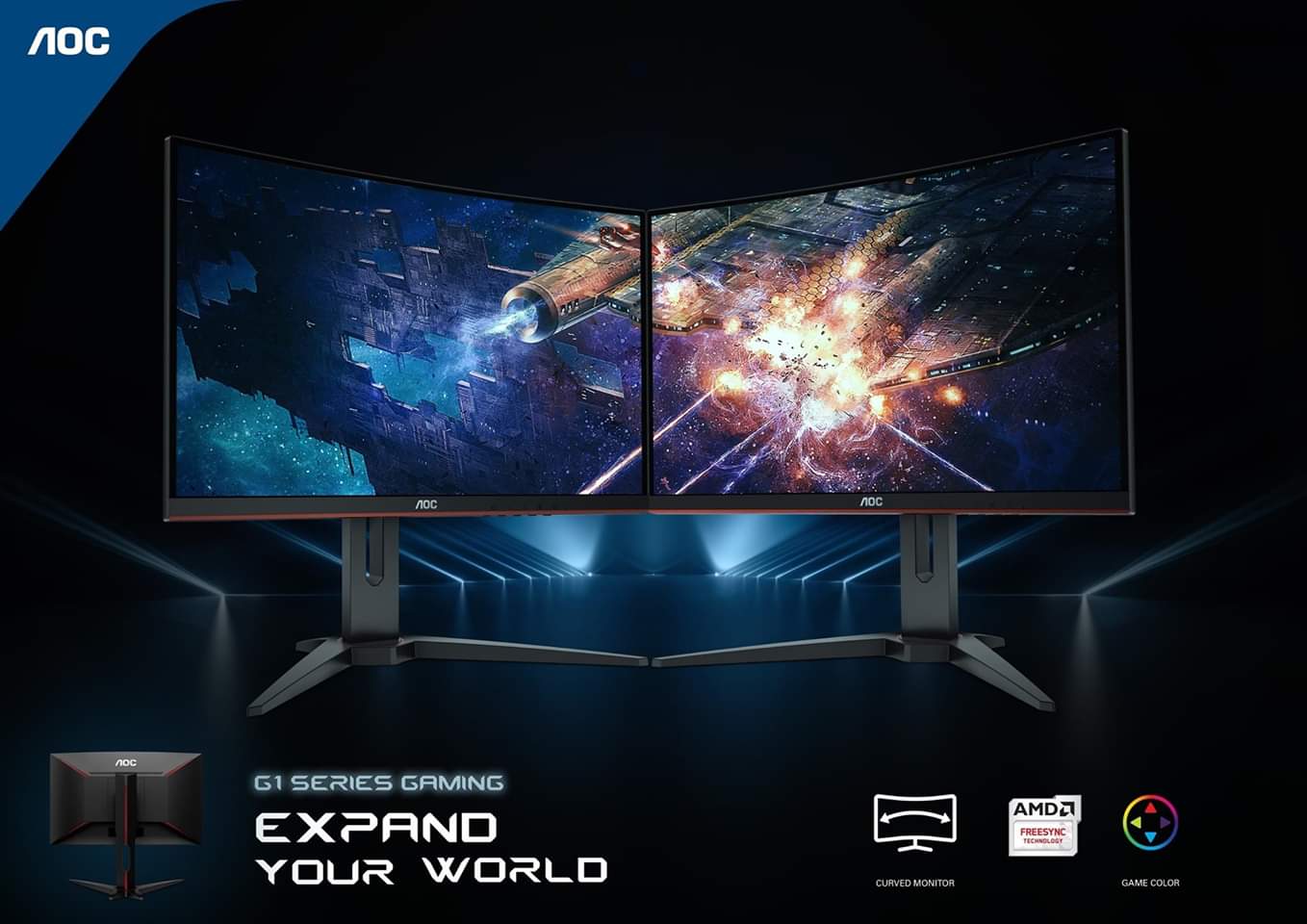 Aoc gaming c24g1 outlet