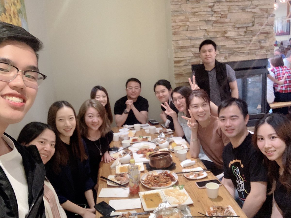 Saturday dinner with the awesome team celebrating Rex’s promotion &amp; hitting MC monthly target 🥳 thanks for all you do Rex, you will be dearly missed. All the best !! (Attaching another selfie as part of the tradition) <a href="/BMOKerrisdale/">BMO Kerrisdale</a> <a href="/Andrewlee2017/">Andrew</a> #Bestteaminbanking