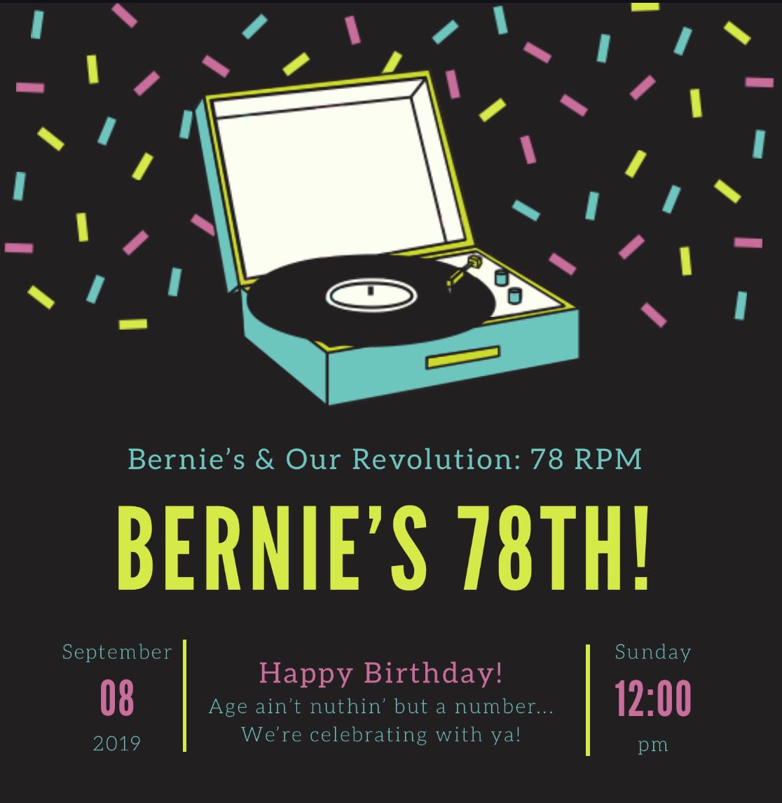 Happy Birthday Bernie Sanders! 