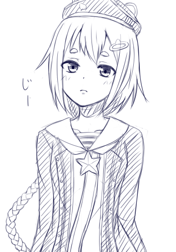 renotiyo's tweet photo. こないだそっぽ向くPPS‐43ちゃん描いたけど、見てないときはこっち見てきそう、で目が合うと何見てんの?だな
#ドルフロ #少女前線 #PPS43 #ラクガキ https://t.co/CcNgDZG0mo