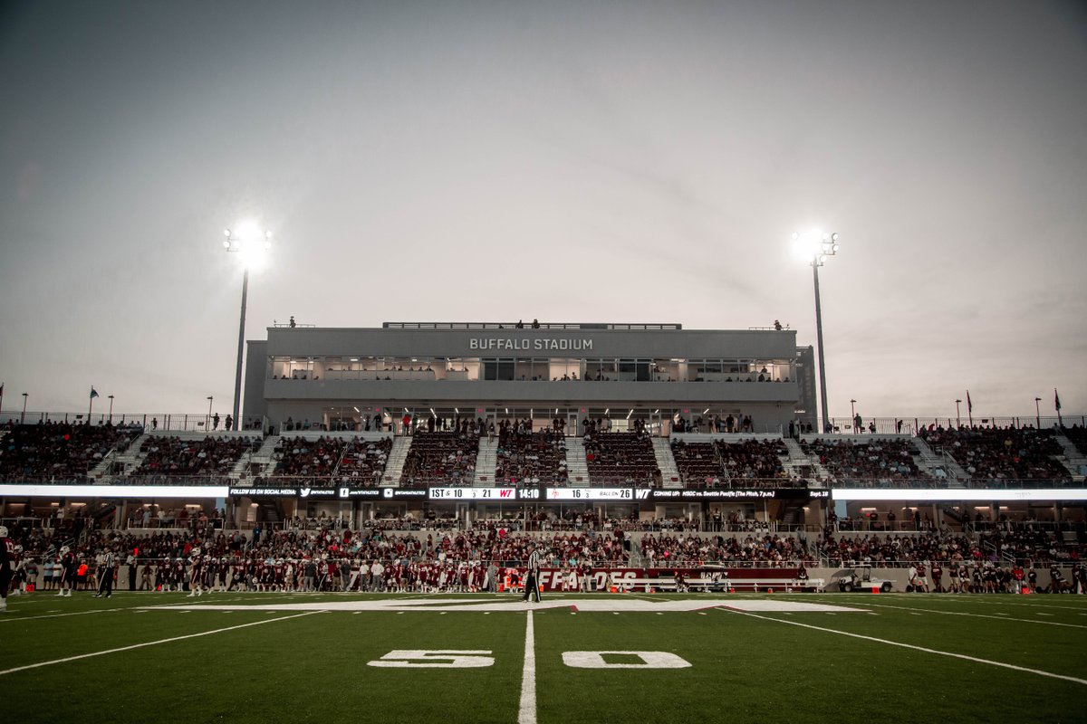 WTAMUFootball's tweet photo. What a night!

Thanks, #BuffNation

#RollDamnBuffs https://t.co/TKm04OiCy4