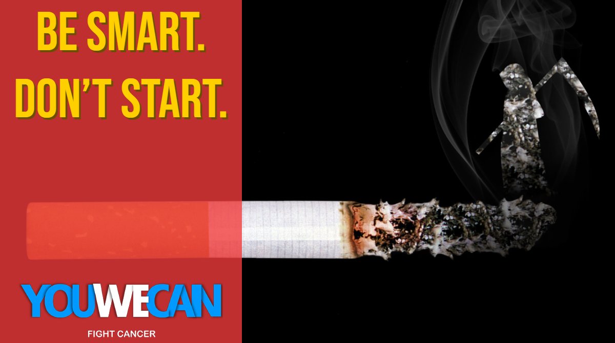 #PassiveSmoking is harmful because #Tobacco smoke particles are injurious and invisible in nature. It can affect non-smoker's environment & increases the risk of developing lung #Cancer

Support our Anti-Tobacco Awareness Campaign by Volunteering with us info@youwecan.org