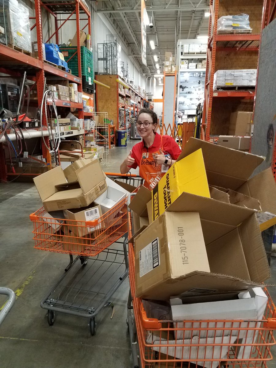 Saturday night, and the shelves are looking tight and right! Bethany is busy crushing cardboard! #ohiovalleycardboardchallenge @spohn3857 <a href="/mr_marker10/">Matthew Marker</a> <a href="/athornton0412/">Anthony Thornton</a> @GardnerD187