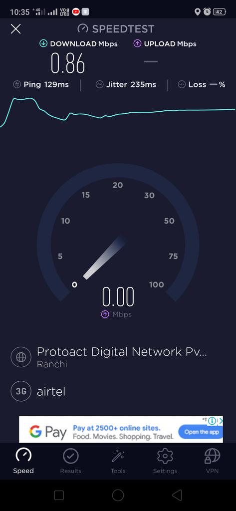 amarjeetkmr's tweet photo. Hello @Airtel_Presence why do you even call it 4G?? https://t.co/kbe7QykzuJ