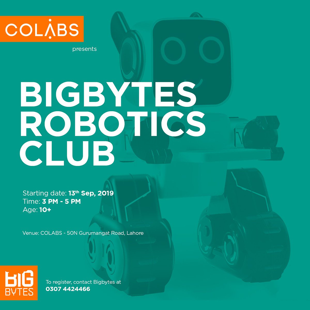 bigbytespk's tweet image. BigBytes Robotics Club is a month-long (Weekdays) or six-weeks (Weekends) program that will cover a range of topics. The camp will be conducted over the course of 12 workshops using project-based learning that utilizes Arduino.

#robotics #learning #making #hacking #makermovement