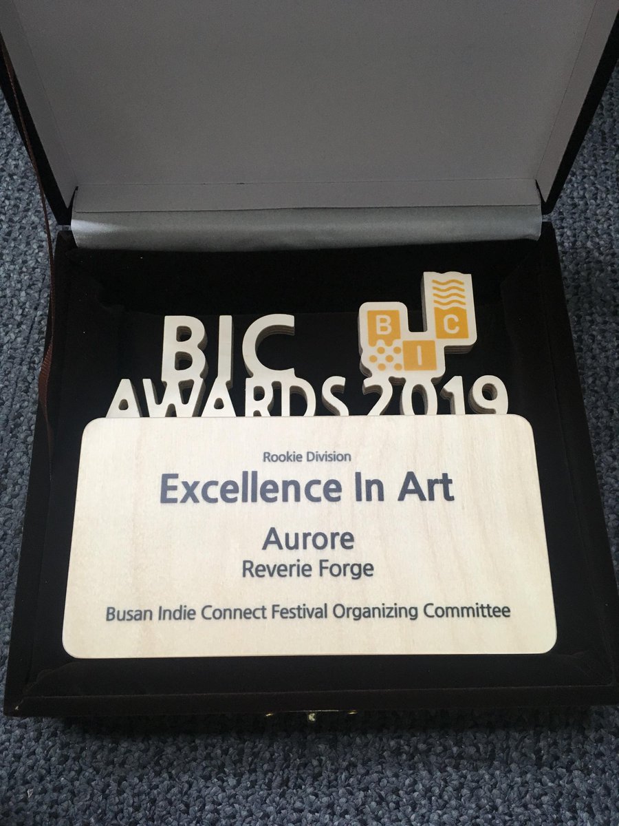 After three amazing days at the <a href="/BIC_Festival/">BIC Festival 2026</a> we are so happy and proud to announce that Aurore won the prize for excellence in art and has been nominated for the rising star of the rookie division! ✨

#gamedev #indiegame #indiedev <a href="/Cnam_Enjmin/">Cnam-Enjmin</a> <a href="/angouleme_jv/">AngoulêmeJV</a> <a href="/NumeriqueNA/">Délégation Numérique de Nouvelle-Aquitaine</a>
