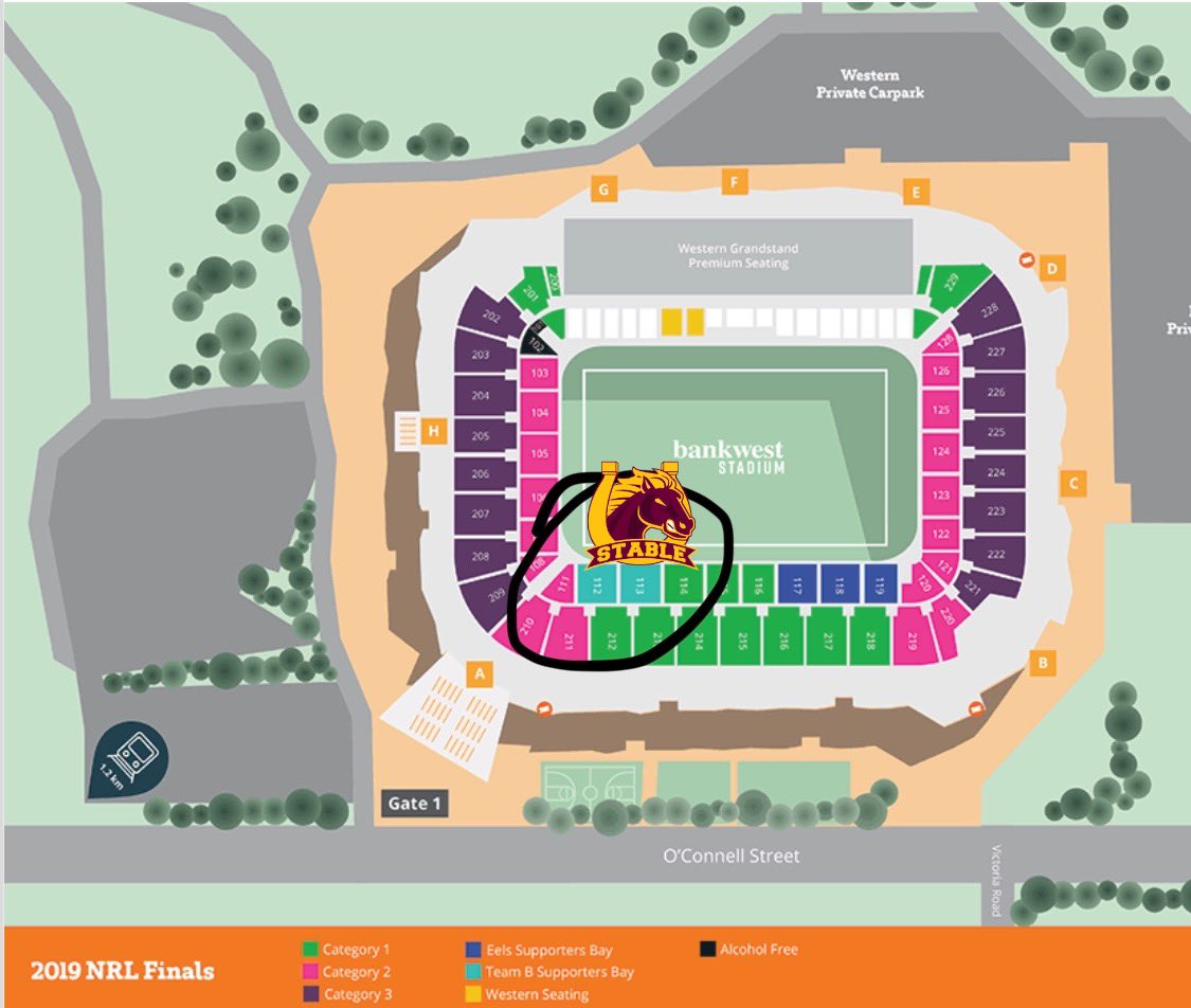 broncosstable's tweet photo. NRL finals details are out for @bankweststadium - join our #Broncosstable in Bays 112-113 #bronxnation #nrlfinals https://t.co/oiYbMpNazQ