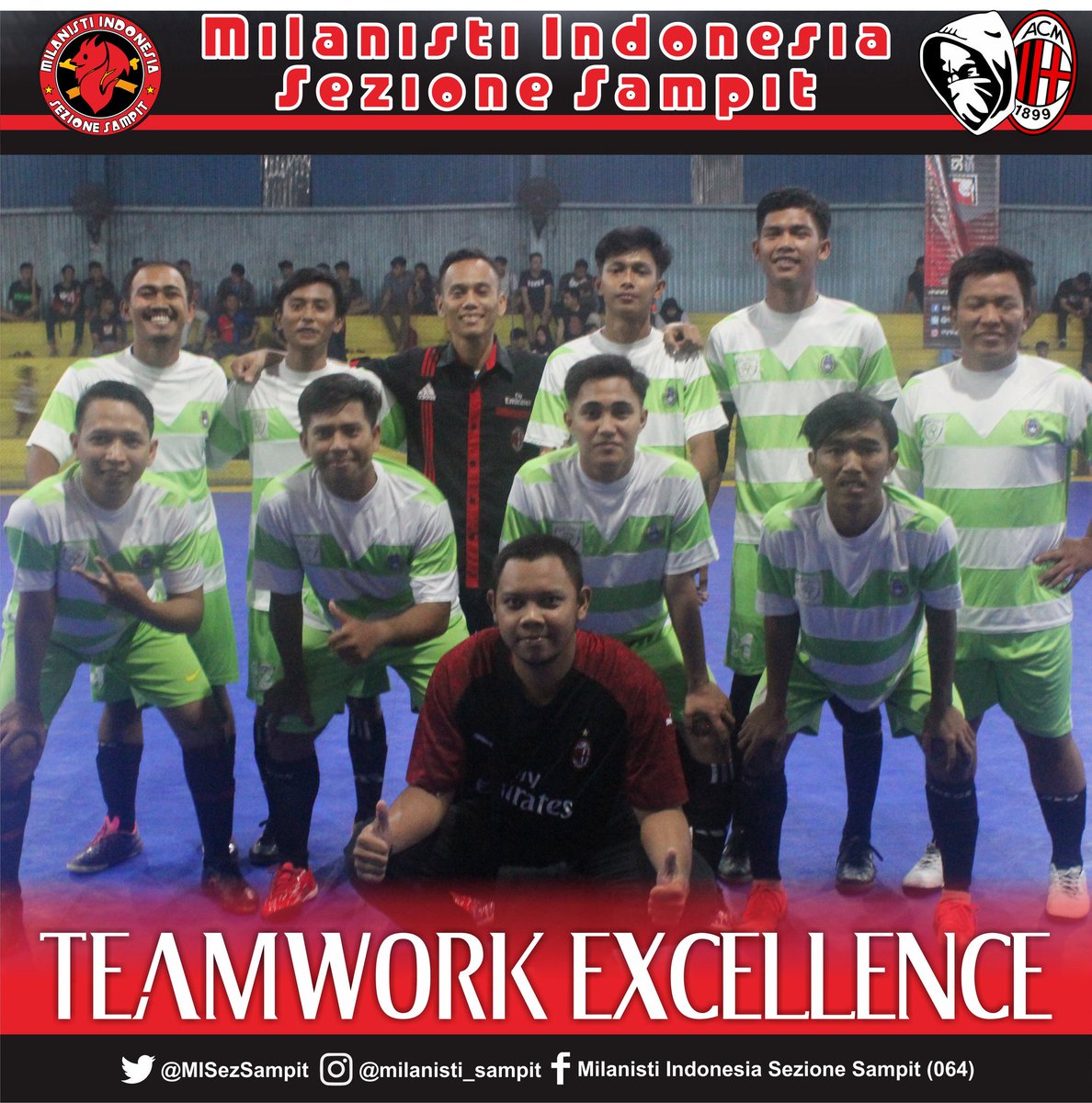 MISezSampit's tweet photo. Skuadra #MISezSampit di event Euro Futsal Championship tahun 2019 ini yang berlangsung 7 September 2019 dikota sampit CC @MilanistiOrId 

#ForzaMilan 🔴⚫💪 https://t.co/OPN7Uu35KH