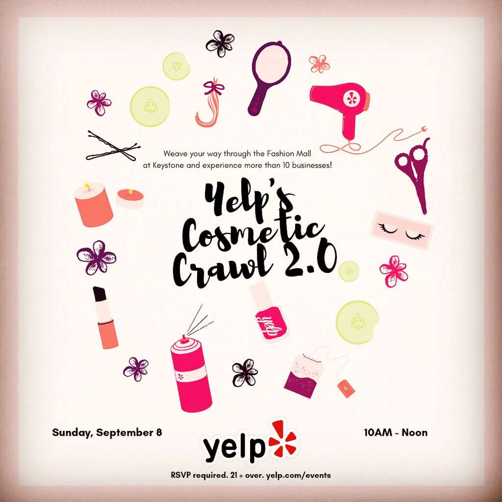 Looking forward to the @yelp Cosmetics Crawl @shopfashionmall this morning. @hoitea_toitea with be offering our famous champagne tea cocktails custom crafted with @nelsonstea! 🥰🥂🍵 #hoiteatoitea #nelsonstea #champagneteacocktails #yelp #yelpelite #cosmeticscrawl #keystonemall