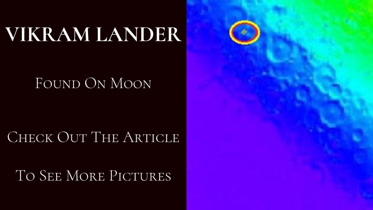 ali_shroff's tweet image. #VikramLanderFound 
#Chandrayaan2 
#Chandrayaan2Landing #Chandrayaan2theMoon #IndiaLandsOnMoon #vikramPragyanLandsMoon #VikramLander
#ISRO
#ProudIndian
