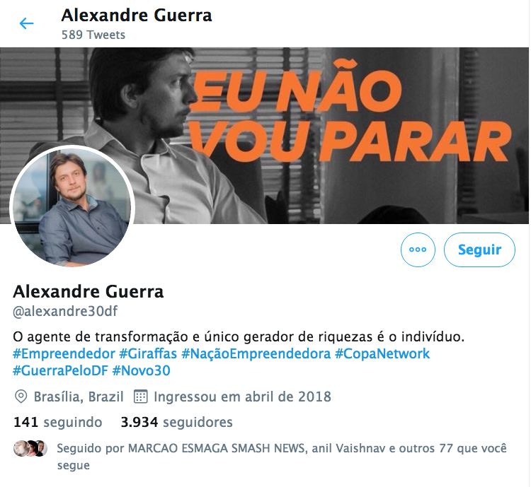 DanielBrasilia's tweet photo. Que bom que este jovem não vai parar-ainda buscamos uma liderança confiável pro DF-e ele é opção.
Feliz aniversário, @alexandre30df!
O agente de transformação e único gerador de riquezas é o indivíduo.
#Empreendedor #Giraffas #NaçãoEmpreendedora #CopaNetwork #GuerraPeloDF #Novo30 https://t.co/I755hNnRjJ