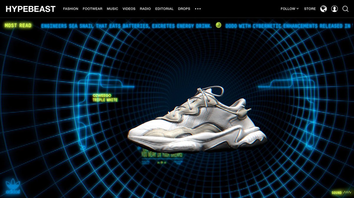 adidas ozweego hypebeast