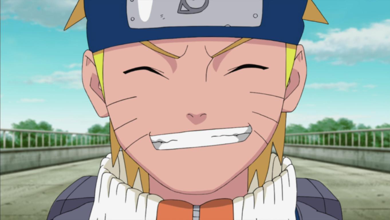 Naruto Sorrindo, Naruto smiling