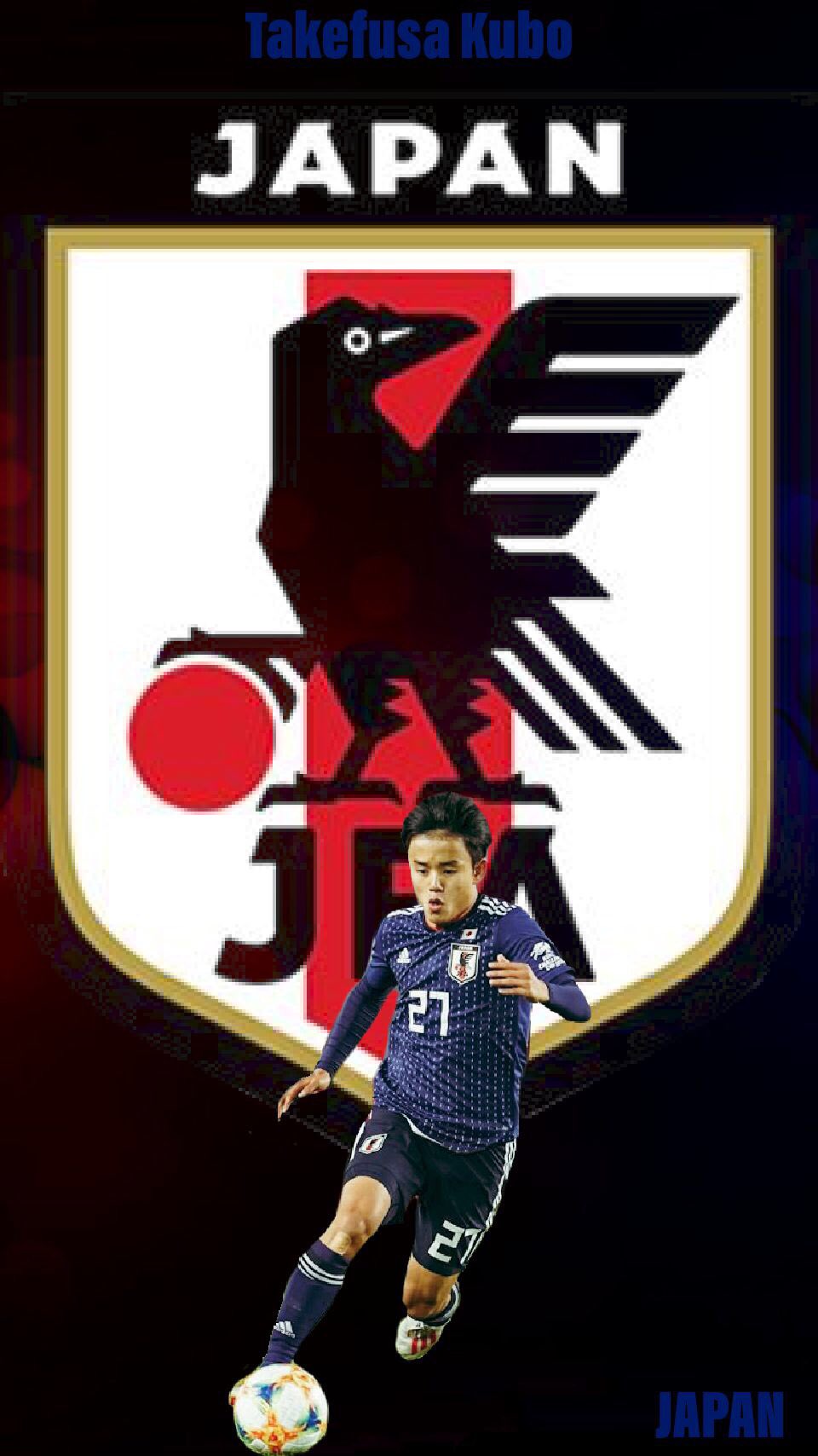 サカ好き Pa Twitter 久保選手の壁紙また出来ました 気に入ったら是非良いねをお願いします サッカー日本代表 久保建英 サッカー壁紙 T Co Zek2dzz1ln Twitter