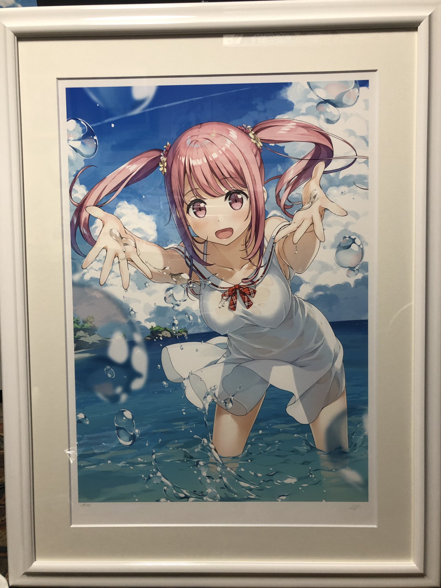 版画 カントクさんの「樹の上の楽園」