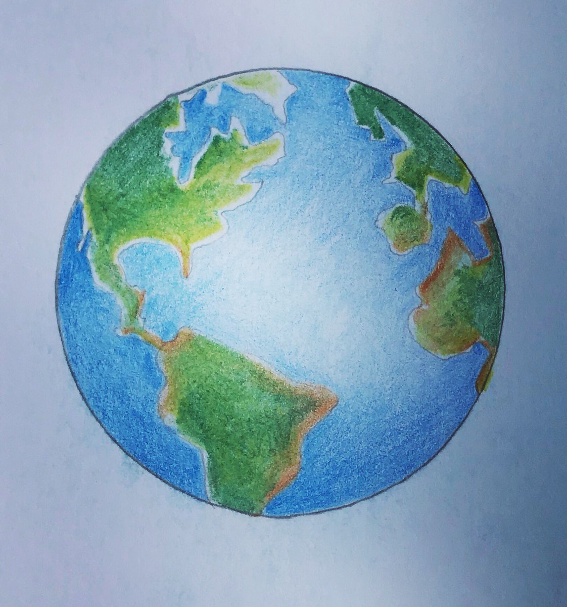 8. Green Planet #septemperature #climart4change #lookafterourplanet #illustration #earth #drawing #pencildrawing #kidlitart