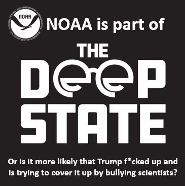 DadddyNy's tweet photo. @noaa=#DeepState ๐ฉ๏ธ
#TheChosenOne #DNC #Resist #Resistance #FBR #FBRParty #Democrats #Dems #gop #maga #Republicans #POTUS #Trump #WhiteHouse #IdiotInChief #sharpiegate #Sharpie #SharpiePresident #TrumpSharpie #TrumpSharpieGate #TrumpSharpieMap #NOAA #NOAAgate #NOAAisFakeWeather https://t.co/OR1cs172ez