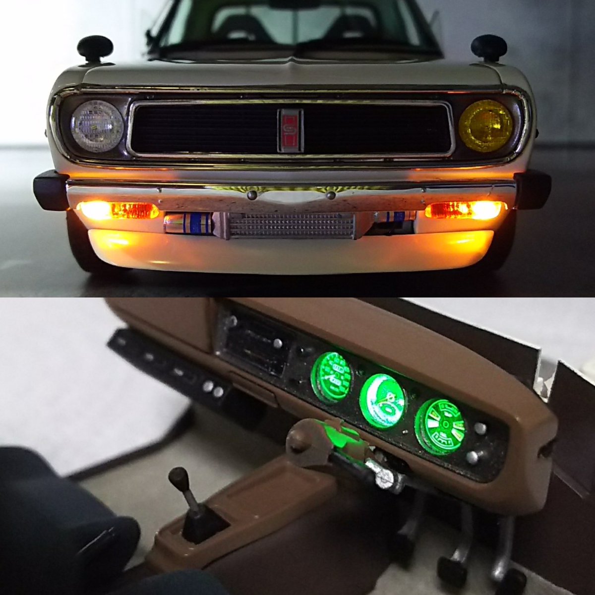 masa_0388's tweet image. ハセガワ 1/24 サニトラ 完成(^o^)
前に作ったFJ20積みました😇
なので羊の皮をk…ﾆﾁｬﾆﾁｬ🤤