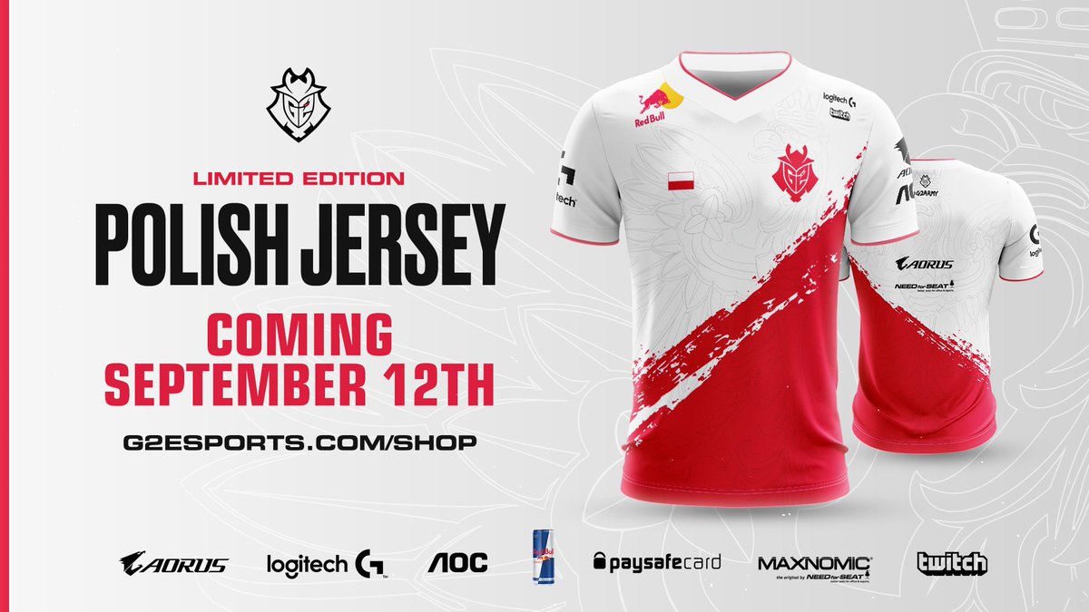 g2 esport jersey