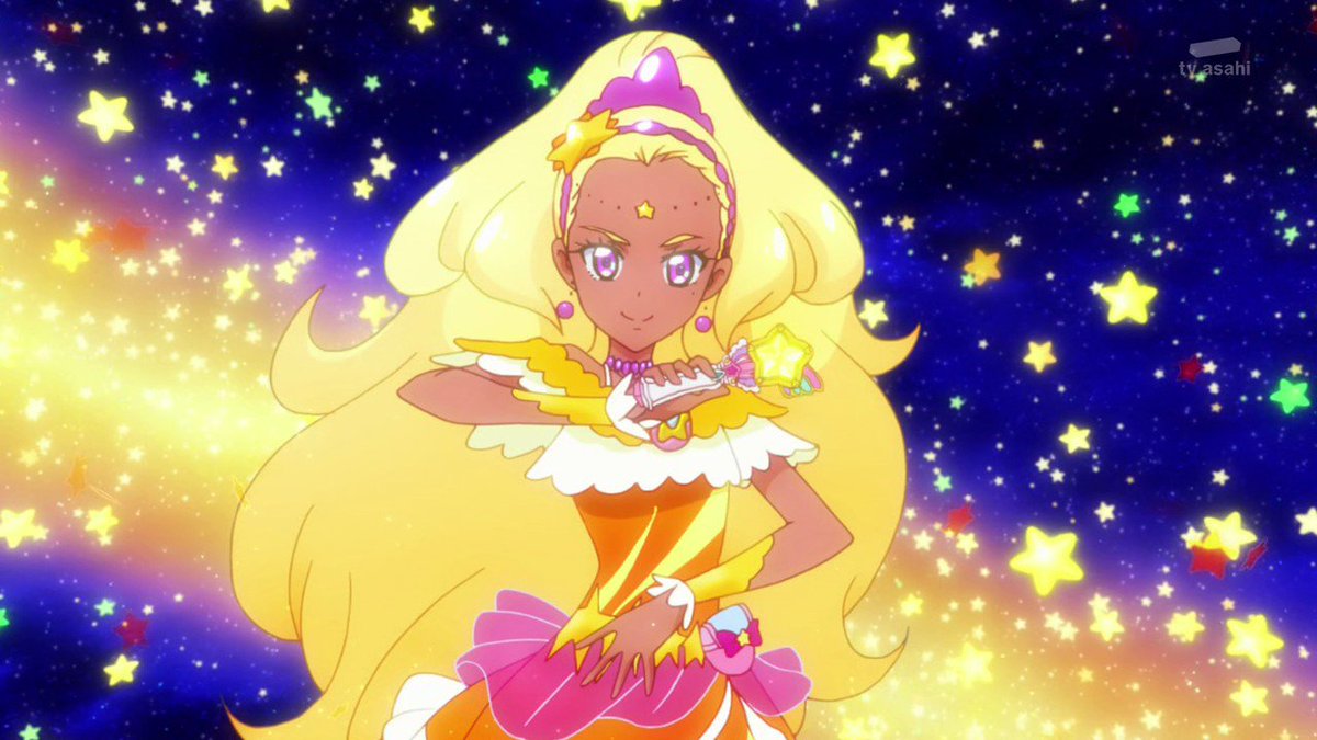 Sasa271 コロナ鬱の職場難民 9月8日は天宮えれなの誕生日 シリーズ通して結構珍しい褐色肌のプリキュア 発表当初はちょっと不安だったけど いざ始まると なかなか良い と思うように プリキュア ソレイユシュートかっこよくて良い 天宮
