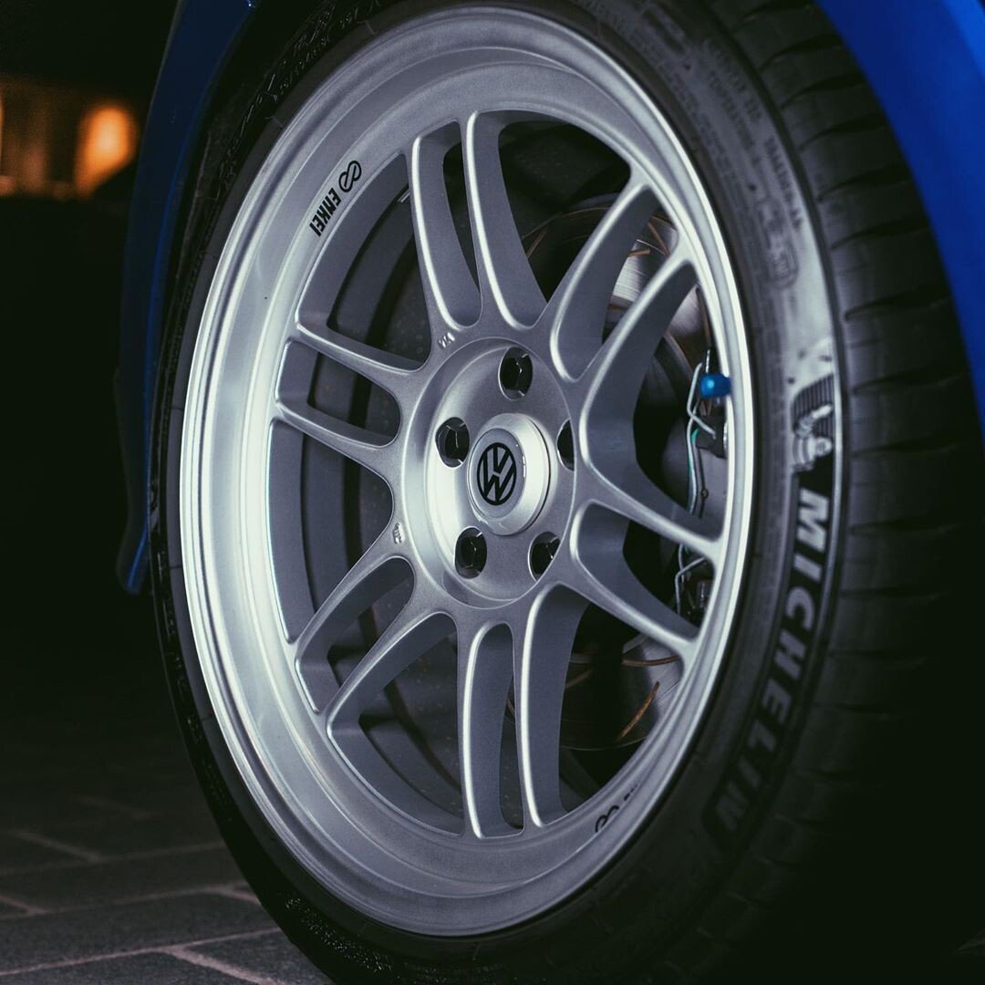 FlatOutGraphics's tweet image. @chrismk7r gave us the opportunity to make him some custom VW logo caps for the #RPF1s on his Mk7 #golfr and we love it! Order a set of custom caps for your wheels at flatoutgfx.com