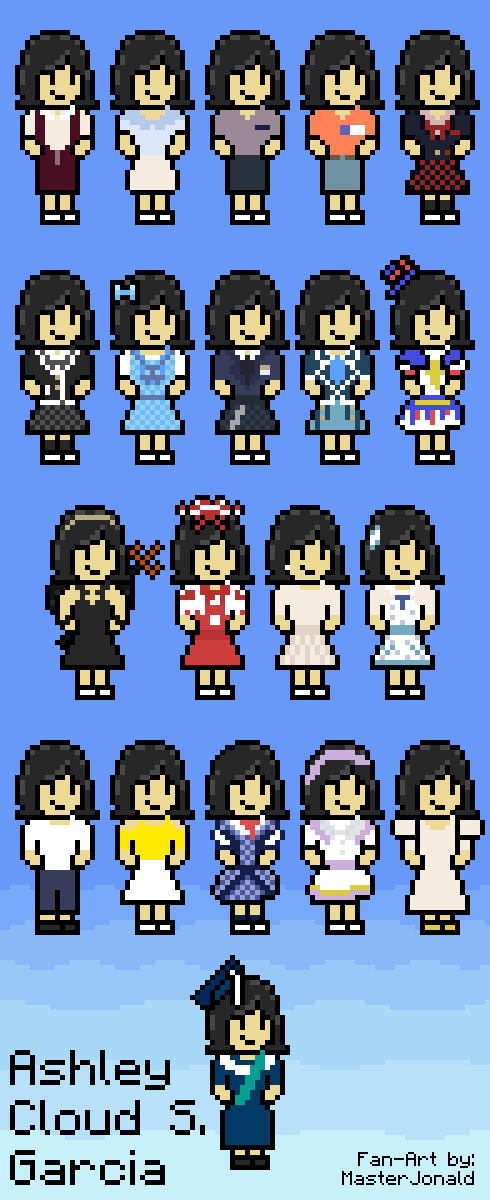 MasterJonald's tweet photo. My new pixel art, composed of all MNL48 Ash different uniform.
#SalamatAsh #FlyHighOnCloudNine https://t.co/XlknFnBjfv