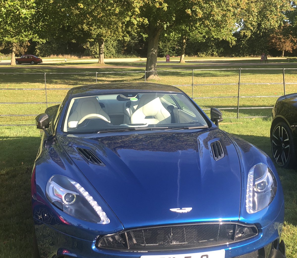 More @astonmartin from @SalonPriveUK #astunday including a magnificent One77 and a great colour on a new DBS Superleggera looked great against the backdrop of @BlenheimPalace #the12