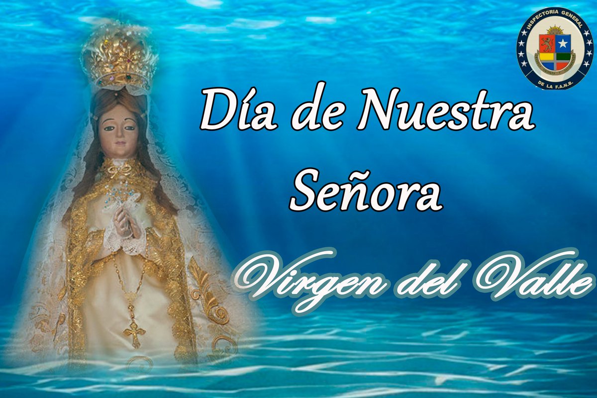 Desde la <a href="/INGEFANBoficial/">INGEFANB</a> celebramos el día de la patrona del  Oriente de Venezuela, de los hombres y mujeres de la mar <a href="/ArmadaFANB/">Armada Bolivariana</a>, que hace 108 años el papa Pío X autorizó que se hiciera la coronación  canónica de nuestra Virgen del Valle, "La más tierna y dulce de las madres"