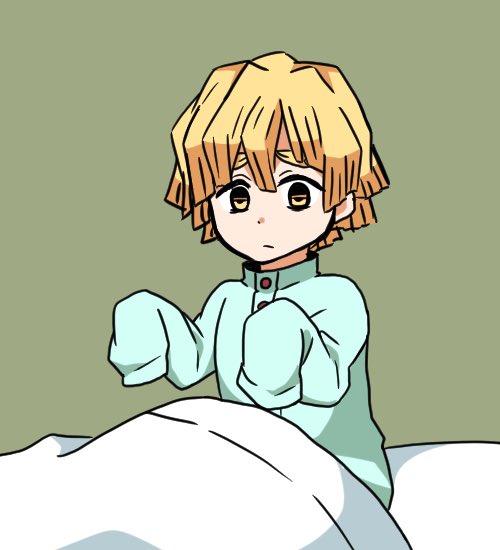 エルさんがTwitterに投稿した我妻善逸(鬼滅の刃)のイラスト。