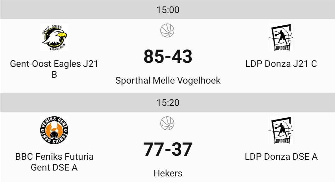 De dames A waren een maat te klein voor Feniks Gent bij hun debuut in 2de Landelijke, 77-37.

De andere uitslagen van vandaag ⤵️