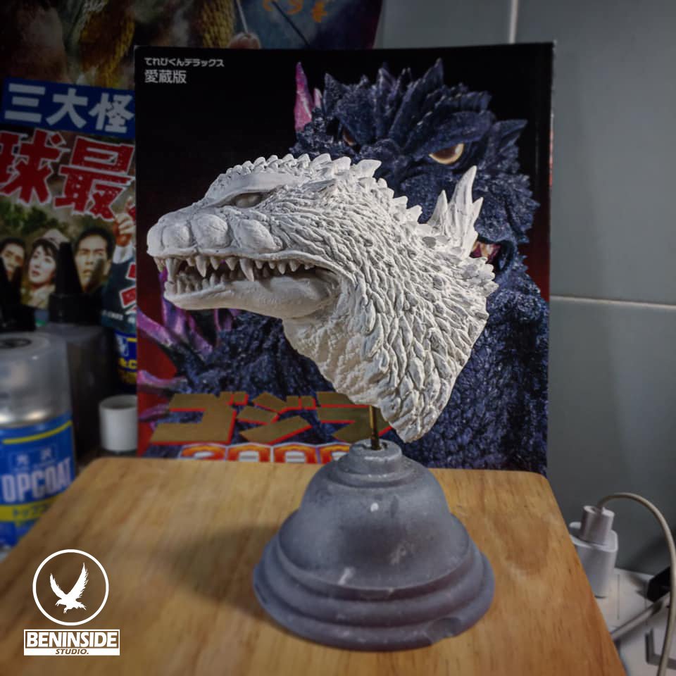 BeninsideAvt's tweet photo. 80% Prototype. “Godzilla Millennium”
KAIJU HEAD MODEL KIT SERIES Vol.3 "Godzilla millennium (1999)" (Small Size.)
Sculpt By Beninside Studio.
https://t.co/5SZACgqx3v
#Godzilla2000 #Godzilla #godzillamillennium #gojira #Kaiju #Titanus #monsterverse #BeninsideStudio #Beninside https://t.co/55ogaTmOUb