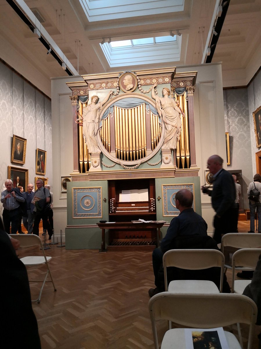 OrganistsReview's tweet photo. We are just about to hear about this glorious instrument in the National Museum of Wales #organfest @RCO_Updates The last session of the weekend so will be signing off shortly! https://t.co/vIc9N8bs2V