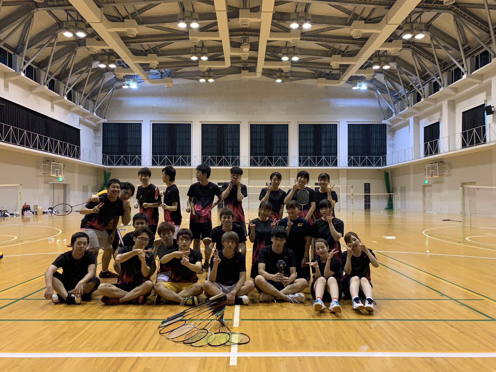 帝塚山大学 バドミントン部 Badominton Tzk Twitter