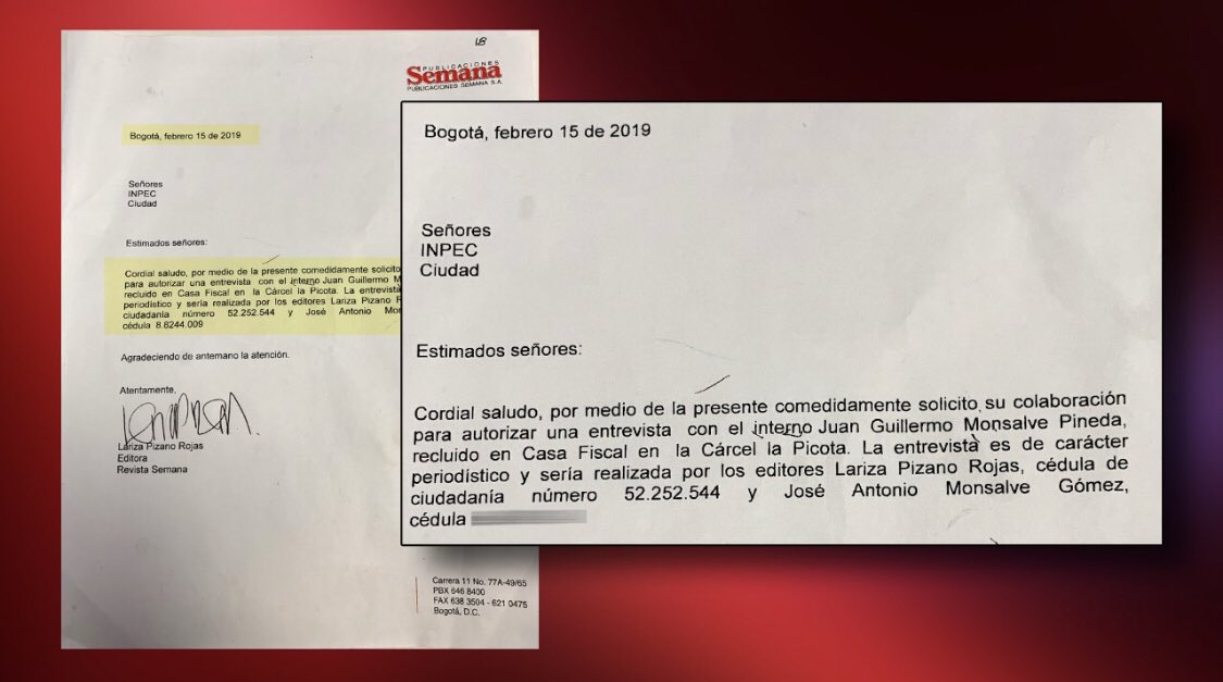 DCoronell's tweet photo. #ElINPECCargado 7 meses lleva Semana pidiendo entrevista a testigo contra Uribe y el Inpec dilatando la respuesta. En contraste, autoriza inmediatamente entrevista con testigo conveniente a Uribe https://t.co/NAby64QAb7 https://t.co/aEbyZlngTH