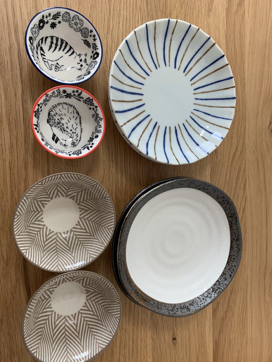 セリアでお皿買ってきた!かわいい 
