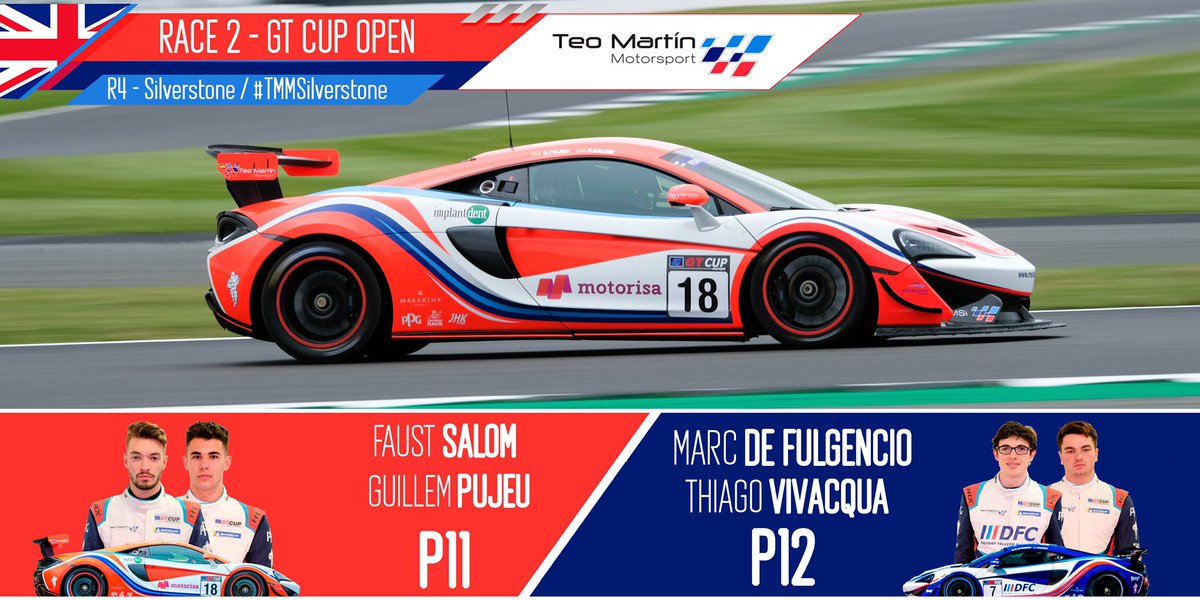msiracingteam_'s tweet photo. Difficult race this morning for us in @GTCupOpen. Letβs keep working hard for next round in Barcelona πͺπ» #teomartinmotorsport #TMMSilverstone #GTCupOpen #GTCO #McLaren570SGT4 https://t.co/FsGS0RjSOg