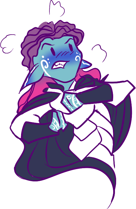 Kurlya4's tweet photo. #dnd #dndoodle #watergenasi
Yo'Ri objects, protests, generally upset and steams while feeling so.
A small doodle made as reaction for the campaign. https://t.co/0iomlGz8kE