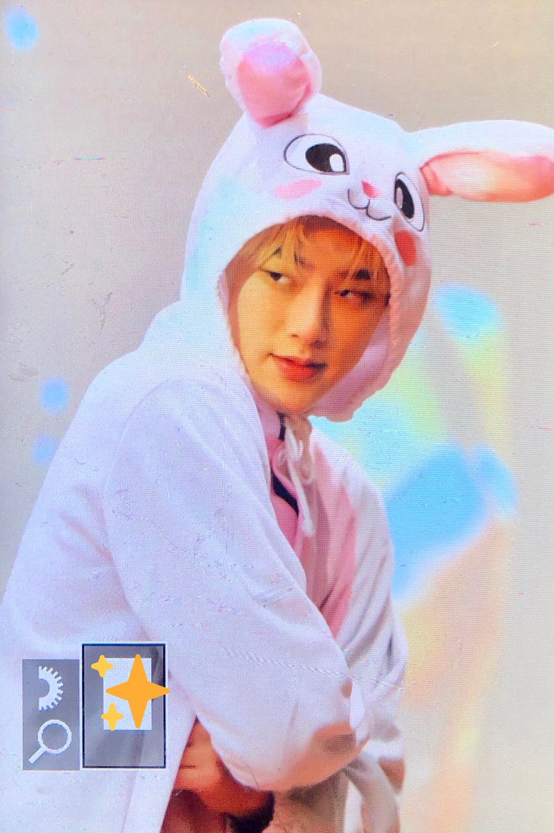 SHINEINBLACK_'s tweet photo. 190908 현빈이가 사라지구 갑자기 이렇게 귀여운 토끼가 나타났지 뭐야ㅋㅋㅠㅠ🤣 #권현빈 #비니 #VIINI https://t.co/DIdeP1CjSl