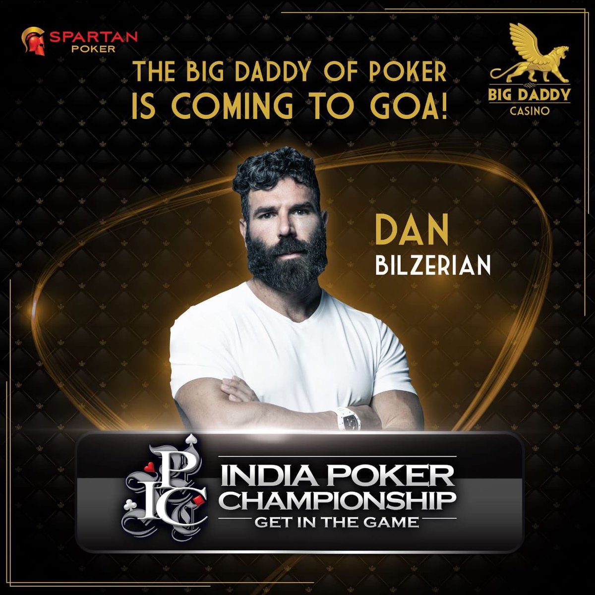 bigdaddygoa's tweet photo. All those rumours you heard are true! The Big Daddy of Poker, Dan Bilzerian will be at Big Daddy Casino for the most anticipated IPC that’s all set to begin in 3 days. Do you really need anymore reasons to start planning your visit to Big Daddy Casino for the Poker tournament? https://t.co/UFUxXKczKJ