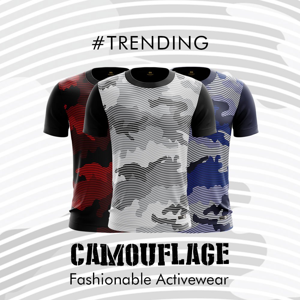 ConqvestCT's tweet photo. Trending camouflage designs for your everyday workout and sports. Get yours at https://t.co/SOr52siggy. #designeractivewear #activefashion #sportswear #camouflage #dryfit https://t.co/4cCAIn4yqt