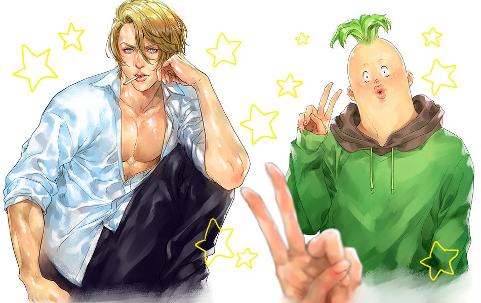 ※夢絵※🥓🍼と🎣めちゃくちゃ塗りやすい筆あったの気づかなかった… 