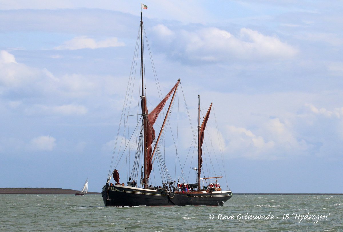 SwallowBirding's tweet photo. A few images from the Rivers Colne & Blackwater yesterday. @EssexBirdNews @thamesbarge #thamesbarge #topsailcharters https://t.co/jGHIIjYtiy
