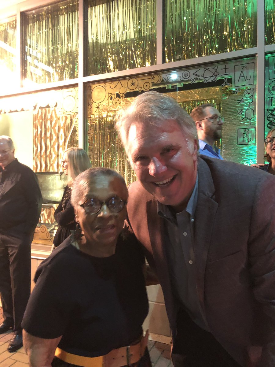chrisronayne's tweet photo. Of all the spectacular sights at last night’s #Pandamonium19 the most spectacular was seeing the 90 year old ever young Joan Southgate who walked 500 miles from the OH River to Ontario “in their path” & bridged @inthecircle & @CPTCLE with #StationHope To you Joan! #GonnaWalk https://t.co/MqJx5OXmGG