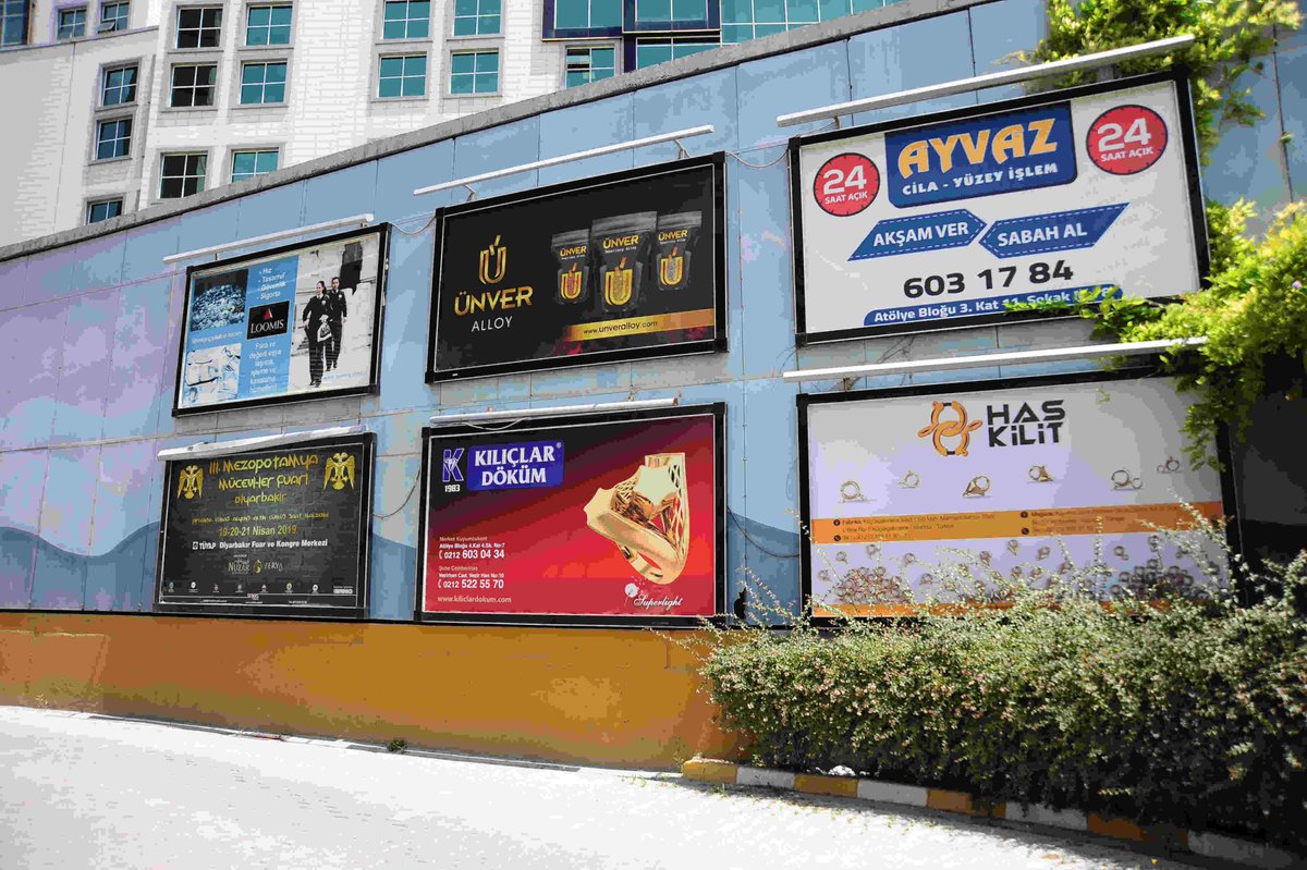Dış mekan reklam mecraları.. İletişim için 0212 603 33 74

#kuyumcukent #reklam #medya #bilboard #pano #advertisement #cetaş #aydınçelik #innova #önderaltın #akınmakina #ünveralloy #kılıçlardöküm #haskilit #ayvazcila #loomis
